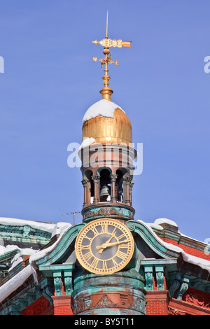 Sun Trust Building Cupola Tower Golden Weather Vane 15th Avenue and New York Avenue Across from Treasury Department Stock Photo