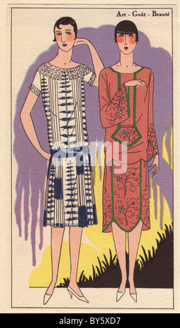 1920s women's fashions from AGB. Stock Photo