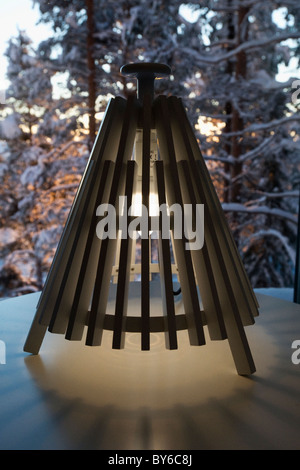 The treehotel in Harads, Sweden, architecture designed cabins/rooms, inside The cabin Stock Photo