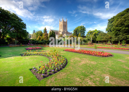 Bury St Edmunds Cathedral on a bright sunny day Stock Photo