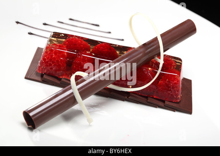 cake teacake sugary caramel Stock Photo