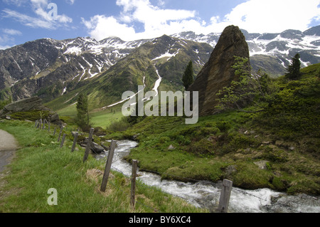 Hohe Tauern national park, Mallnitz, Alps, Kaernten, Austria, Europe Stock Photo