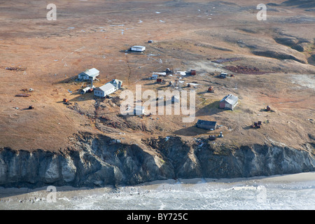 Yamal Peninsula , Western Siberia , Russia . The Nenet tribe way of life  face threats from gas exploration and climate change Stock Photo