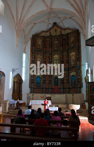 Templo de San Bernardino, Valladolid, Yucatan, Mexico Stock Photo