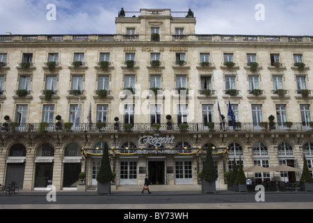 Exterior view of The Regent Grand Hotel de Bordeaux, Bordeaux, Gironde, Aquitane, France, Europe Stock Photo