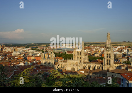 Burgos cathedral, Gothic, Camino Frances, Way of St. James, Camino de Santiago, pilgrims way, UNESCO World Heritage Site, Europe Stock Photo