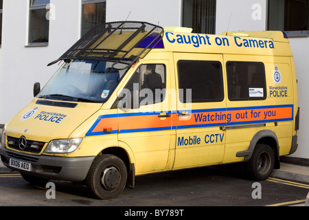 Warwickshire Police CCTV Van Stock Photo