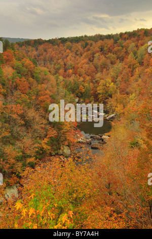 Canyon View Overlook, Little River Canyon National Preserve, Fort Payne, Alabama, USA Stock Photo