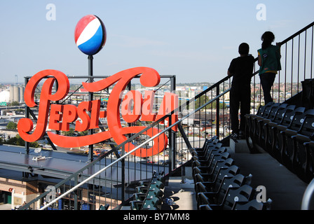 Children at Citi Field, home of the New York Mets. Stock Photo