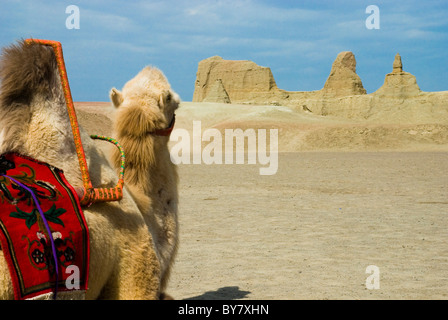 The Devil's City, Karamay, Northern Xinjiang, China. Stock Photo