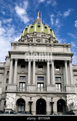 Pennsylvania State House in Harrisburg, PA. Pennsylvania Capitol building Stock Photo