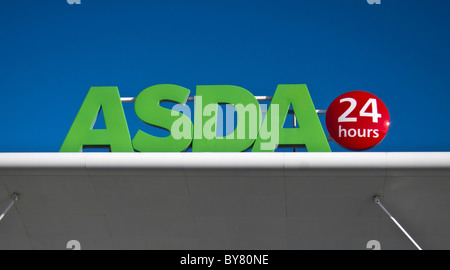 ASDA Store Sign at Castlepoint Shopping Park, Bournemouth, UK Stock Photo