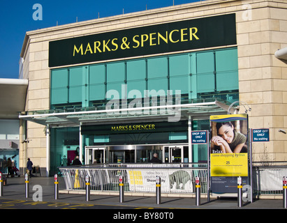 Marks & Spencer Store at Castlepoint Shopping Park, Bournemouth, UK Stock Photo