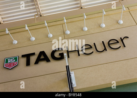 Tag Heuer store, Chicago Premium Outlets, Aurora, Illinois, USA Stock Photo