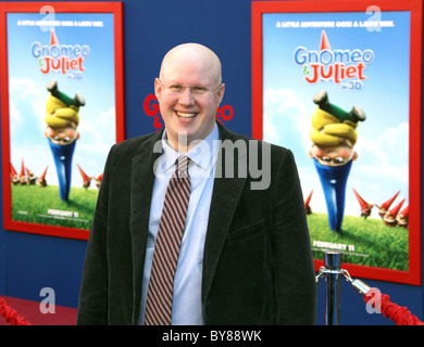 MATT LUCAS GNOMEO AND JULIET WORLD PREMIERE HOLLYWOOD LOS ANGELES CALIFORNIA USA 23 January 2011 Stock Photo