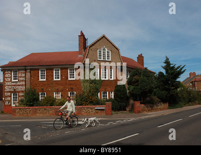 Pictured is the seaside town of Hunstanton in north Norfolk.  Photo by Fabio De Paola Stock Photo