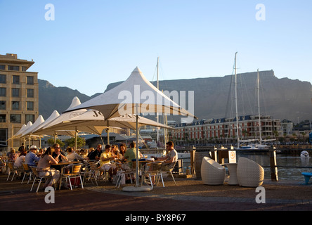 Den Anker restaurant at V&A Waterfront in cape Town Stock Photo