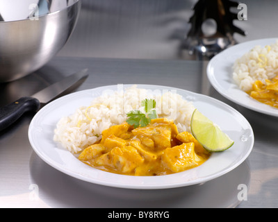 Chicken Korma Stock Photo