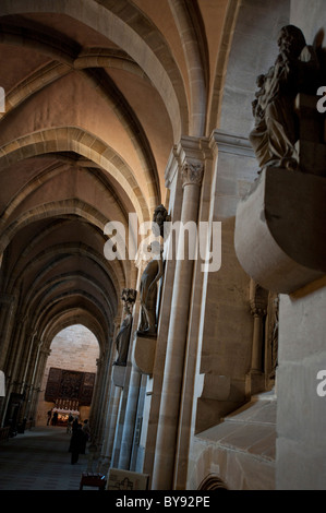 Interior of the Bamberg Cathedral in Bamberg, Bavaria, Germany, Europe Stock Photo