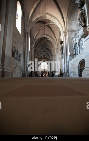 Interior of the Bamberg Cathedral in Bamberg, Bavaria, Germany, Europe Stock Photo