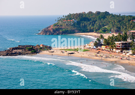 Kovalam Beach in India Stock Photo