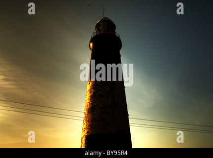 Spurn Point Lighthouse Stock Photo