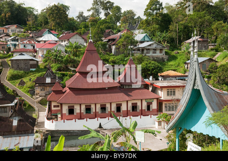 Oldest Mosque in West Sumatra, Indonesia Stock Photo