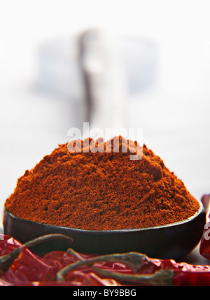 Chilli powder Stock Photo