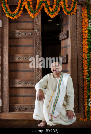 Portrait of a South Indian man Stock Photo