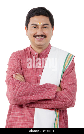 Portrait of a South Indian man Stock Photo