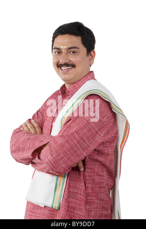 Portrait of a South Indian man Stock Photo