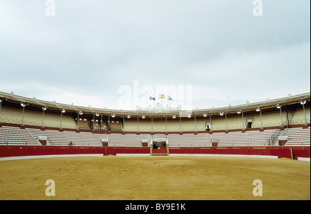 Bullfighting arena built in 1900, Sanlúcar de Barrameda, Costa de la Luz, Andalusia, Spain, Europe Stock Photo