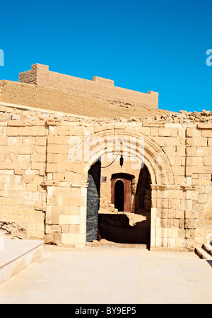 Aegypten, Rotes Meer, El Quseir, Eingang zur osmanischen Burg des Sultan Selim Stock Photo