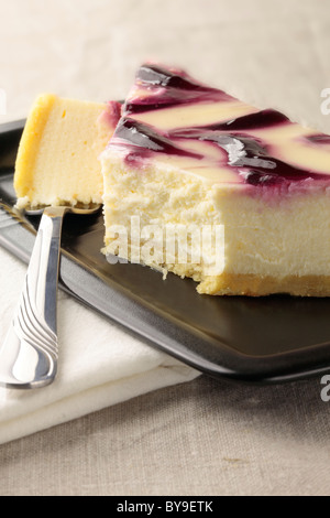 Cherry Cheesecake Stock Photo