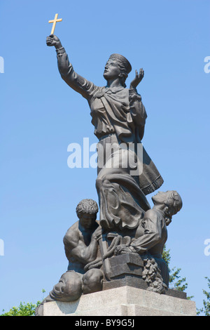 Latgale liberation monument United for Latvia, also known as Latgales Mara, Atbrivosanas Aleja Avenue, Rezekne, Latgale, Latvia Stock Photo