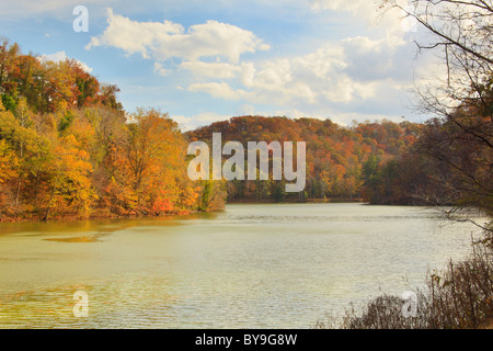 Standing Stone Lake, Standing Stone State Park, Hilham, Tennessee, USA Stock Photo