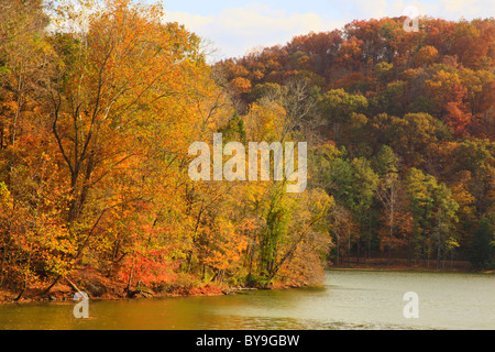 Standing Stone Lake, Standing Stone State Park, Hilham, Tennessee, USA Stock Photo