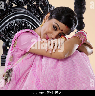 Portrait of a Bengali woman Stock Photo