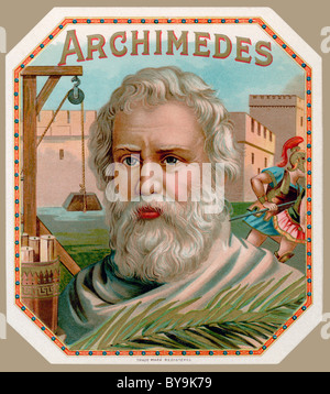Archimedes of Syracuse, circa 287 BC - circa 212 BC. Greek mathematician, physicist and engineer. Stock Photo