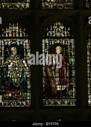 Canterbury Kent England Canterbury Cathedral Chapter House Stained Glass Window Stock Photo