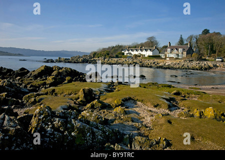 Rockcliffe Beach, Colvend, Solway Firth, Galloway Stock Photo