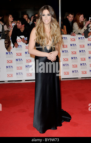 Stacey Solomon attends the National Television Awards at the 02, London, 26th January 2011. Stock Photo