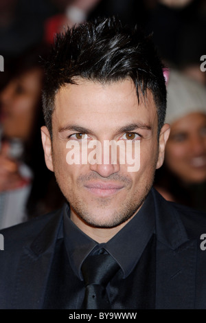 Peter Andre attends the National Television Awards at the 02, London, 26th January 2011. Stock Photo