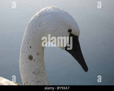 Folk Art Swan Stock Photo