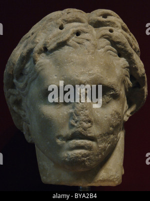 Marble bust of Alexander the Great (356-323 BC), English 18th century ...