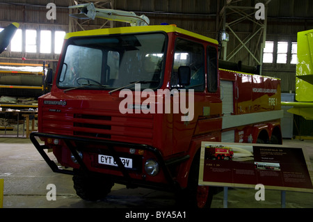 An airport fire tender at the Museum of Flight, East Fortune, Scotland. Stock Photo