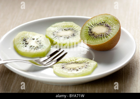 Kiwi Slices Stock Photo