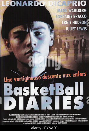 The Basketball Diaries Year : 1995 USA Director : Scott Kalvert Leonardo DiCaprio Movie poster (Fr) Stock Photo