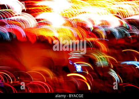 Abstract light painting Stock Photo