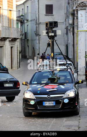 Google Street View car with a special camera, Trivento, Molise region, Italy, Europe Stock Photo